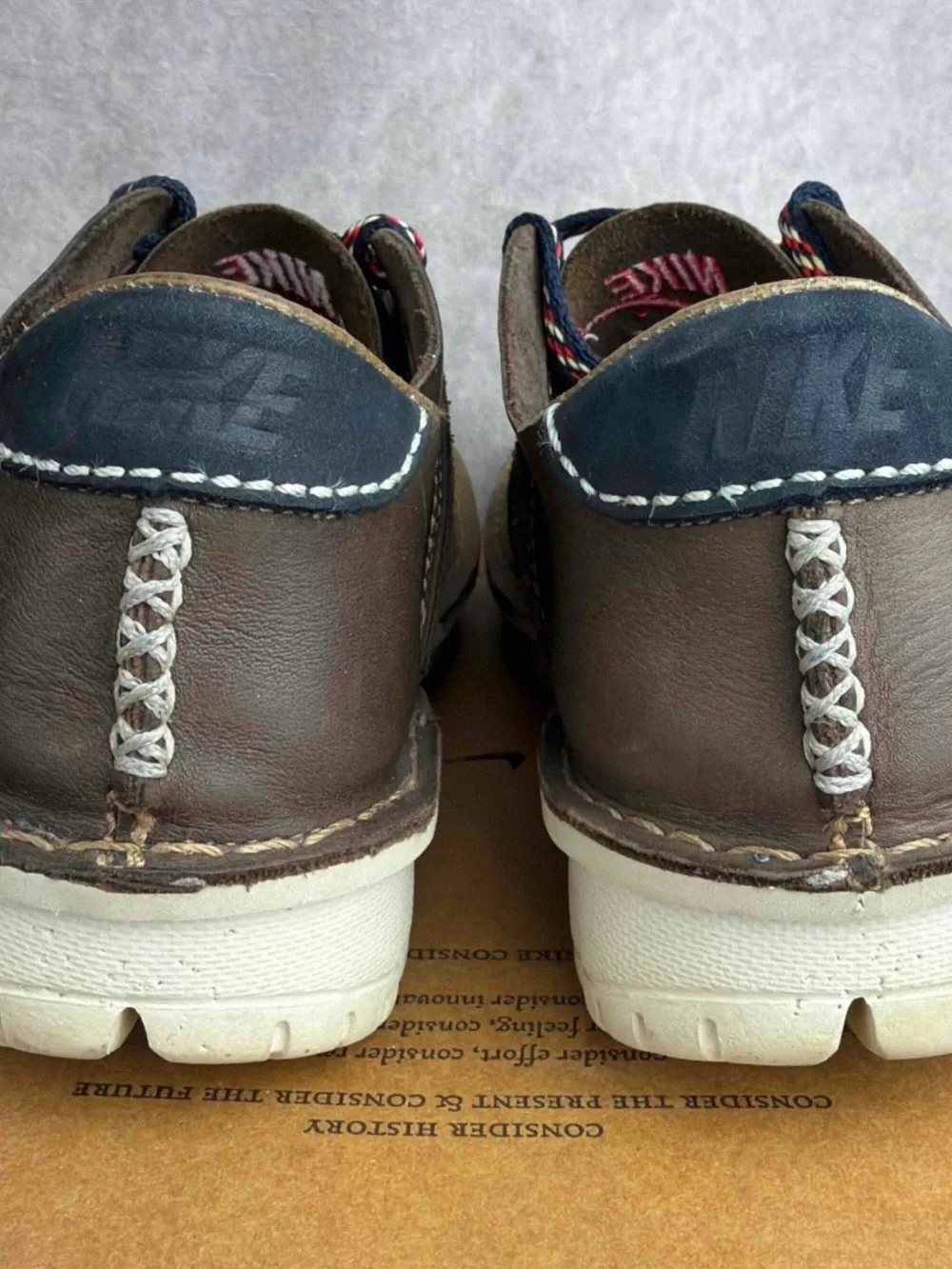 Nike Considered BB Trail Baroque Brown 2002 Size 8 311009-224 Vintage Mens Shoes